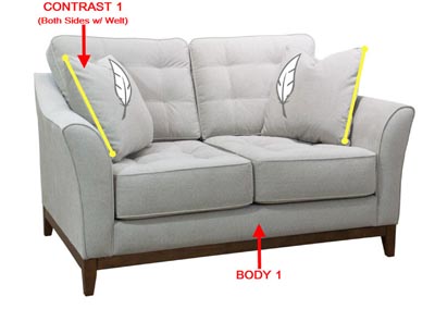 Image for Performance Loveseat w/ 2 Pillows