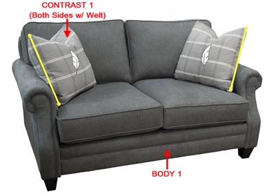 Image for Performance Loveseat w/ 2 Pillows