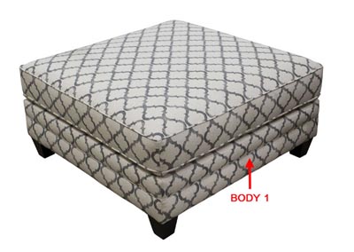 Image for Performance Square Cocktail Ottoman