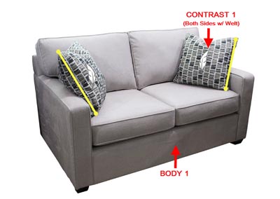 Image for Performance Loveseat w/ 2 Pillows