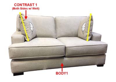 Image for Performance Loveseat w/ 2 Pillows