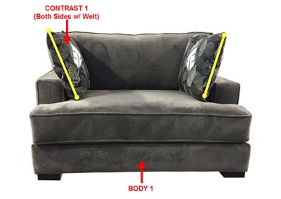 Image for Performance Double Chair w/ 2 Pillows