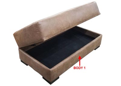 Image for Performance Rectangular Storage Ottoman