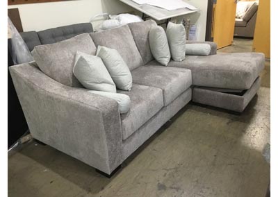 Image for Performance Fabric Sofa Chaise w/ Storage w/ 4 Pillows