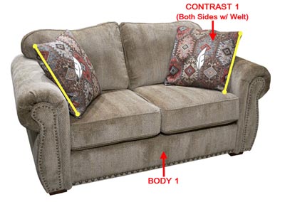 Image for Performance Loveseat w/ 2 Pillows