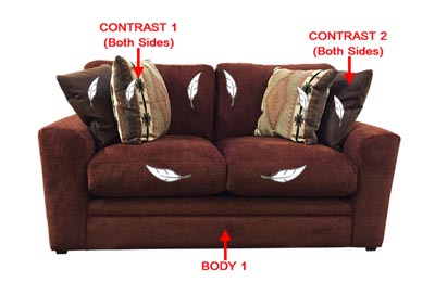 Image for Performance Loveseat w/ 4 Pillows