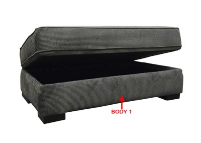 Image for Performance Rect Storage Ottoman