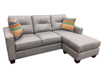 Image for Performance Fabric Sofa Chaise Qn Slpr w/Stor Gel w/ 2 Pillows