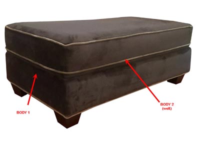 Image for Performance Rectangle Cocktail Ottoman