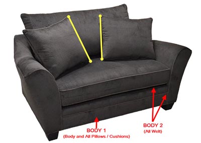 Image for Performance Double Chair w/ 2 Pillows