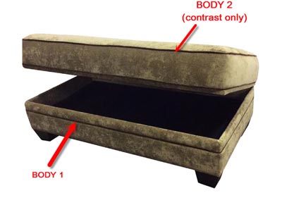 Image for Performance Rectangle Storage Ottoman