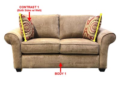 Image for Performance Loveseat w/ 2 Pillows