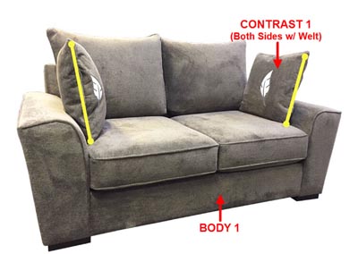 Image for Performance Loveseat w/ 2 Pillows