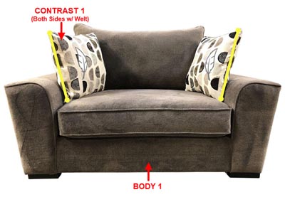 Image for Performance Double Chair w/ 2 Pillows