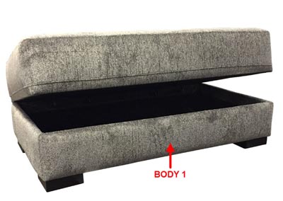 Image for Performance Rectangular Storage Ottoman