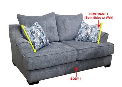 Image for Performance Loveseat w/ 2 Pillows