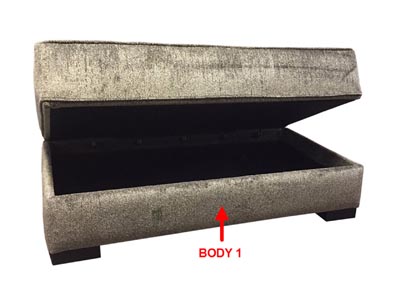 Image for Performance Rectangular Storage Ottoman