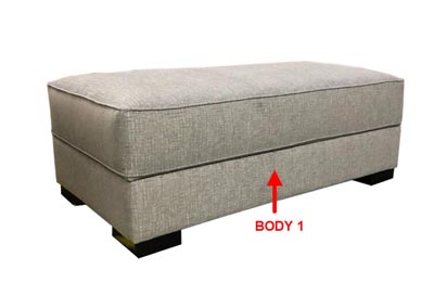 Image for Performance Rectangular Storage Ottoman