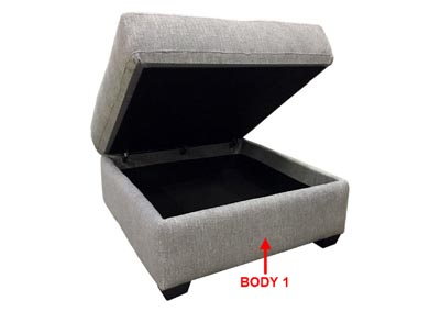 Image for Performance Sm. Square Storage Ottoman