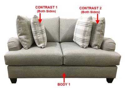 Image for Performance Loveseat w/ 4 Pillows