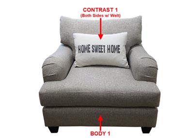 Image for Performance Chair & 1/2 w/ 1 Pillow
