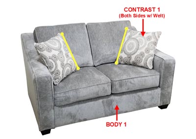 Image for Performance Loveseat w/ 2 Pillows