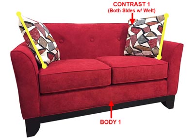 Image for Performance Loveseat w/ 2 Pillows