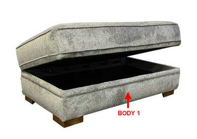 Image for Performance Rectangular Storage Ottoman