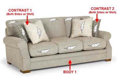 Image for Performance XL Fabric Sofa w/ 4 Pillows