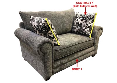Image for Performance Double Chair w/ 2 Pillows