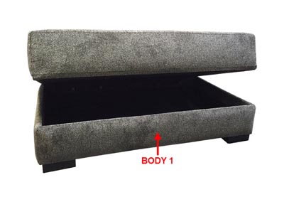 Image for Value Selection Rectangular Storage Ottoman