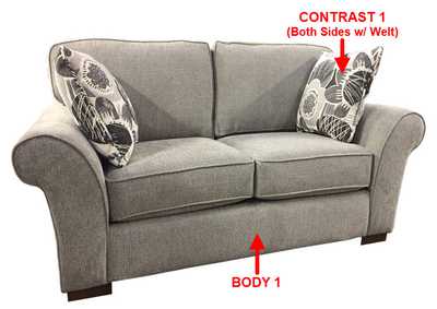 Image for Value Selection Loveseat w/ 2 Pillows