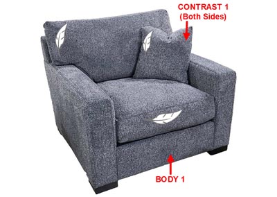Image for Performance Chair 1/2 w/ 1 Pillow