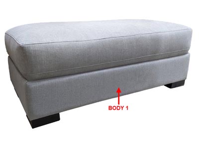 Image for Performance Rectangular Cocktail Ottoman