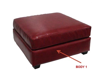 Image for Performance Square Cocktail Ottoman