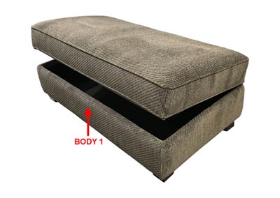 Image for Performance Rectangular Storage Ottoman