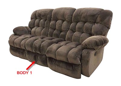 Image for Performance Dual Reclining Fabric Sofa
