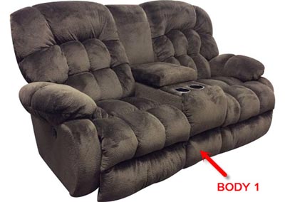 Image for Performance Dual Reclining Console Loveseat