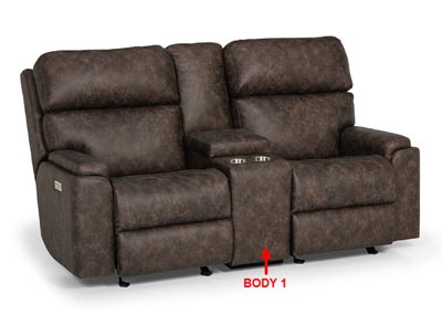 Image for Performance Pwr HR Dual Glide Recl. Cons. Loveseat