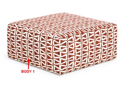 Performance Square Cocktail Ottoman