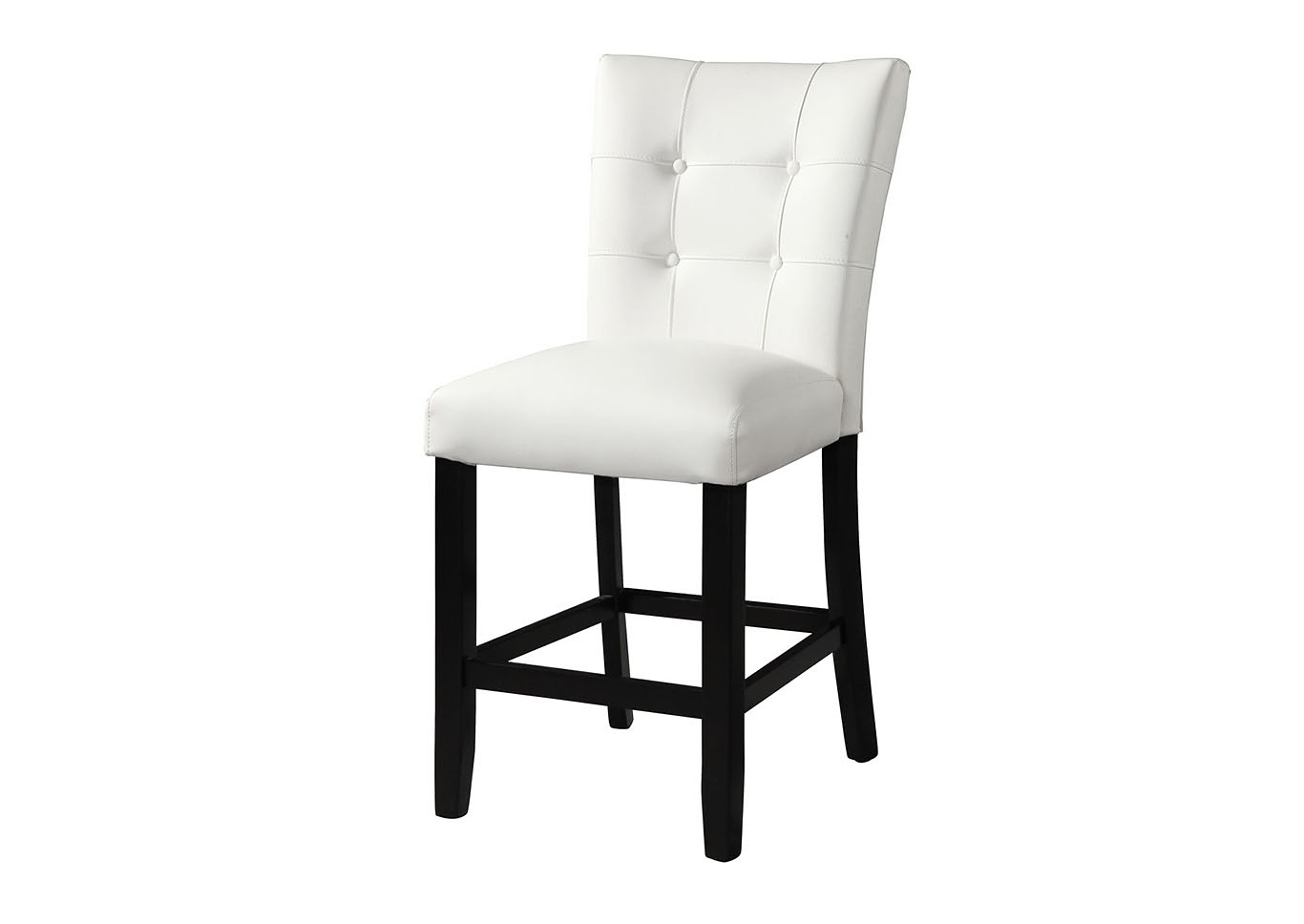 Markina White PU Counter Dining Chair [2/Ctn],Steve Silver