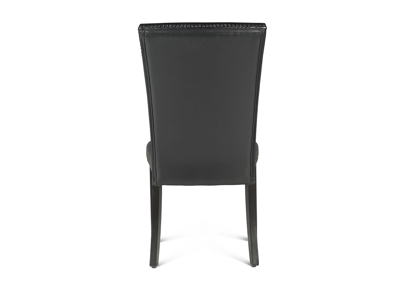 Finley Black PU Side Dining Chair [2/Ctn],Steve Silver