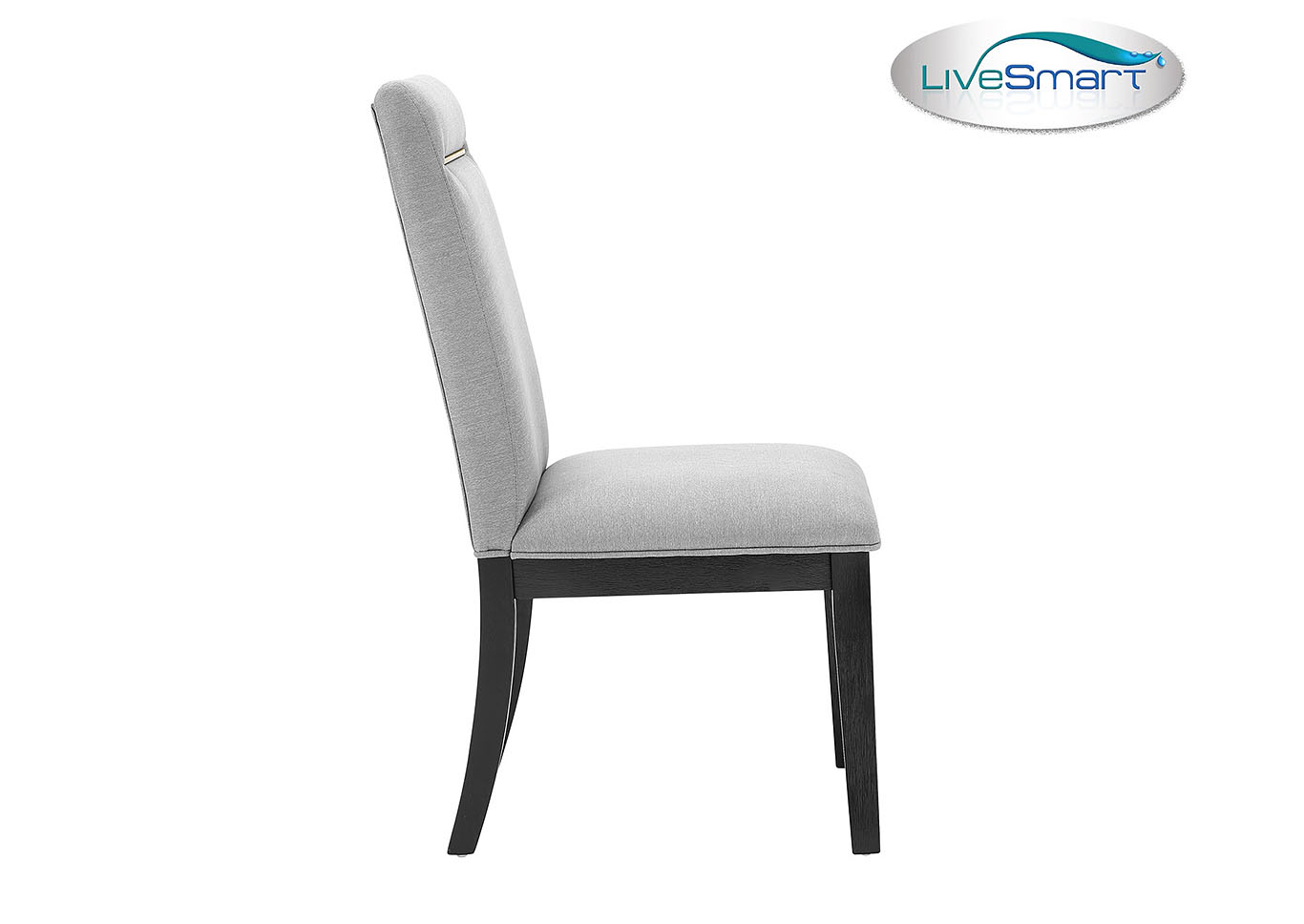 Yves Grey Performance Dining Chair [2/Ctn],Steve Silver