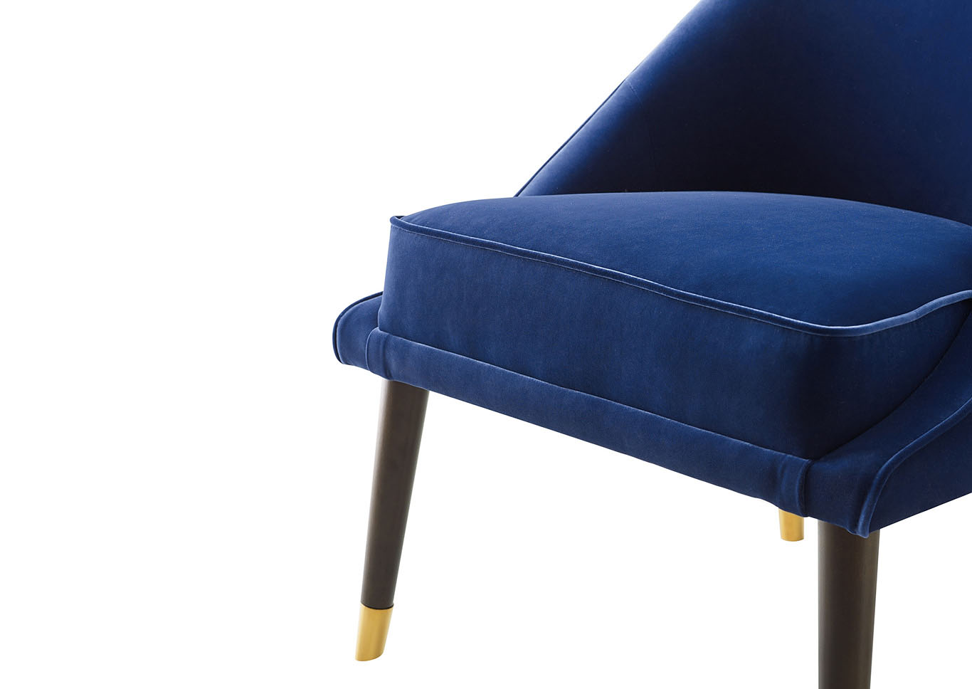 Avalon Navy Velvet Accent Chair,Steve Silver