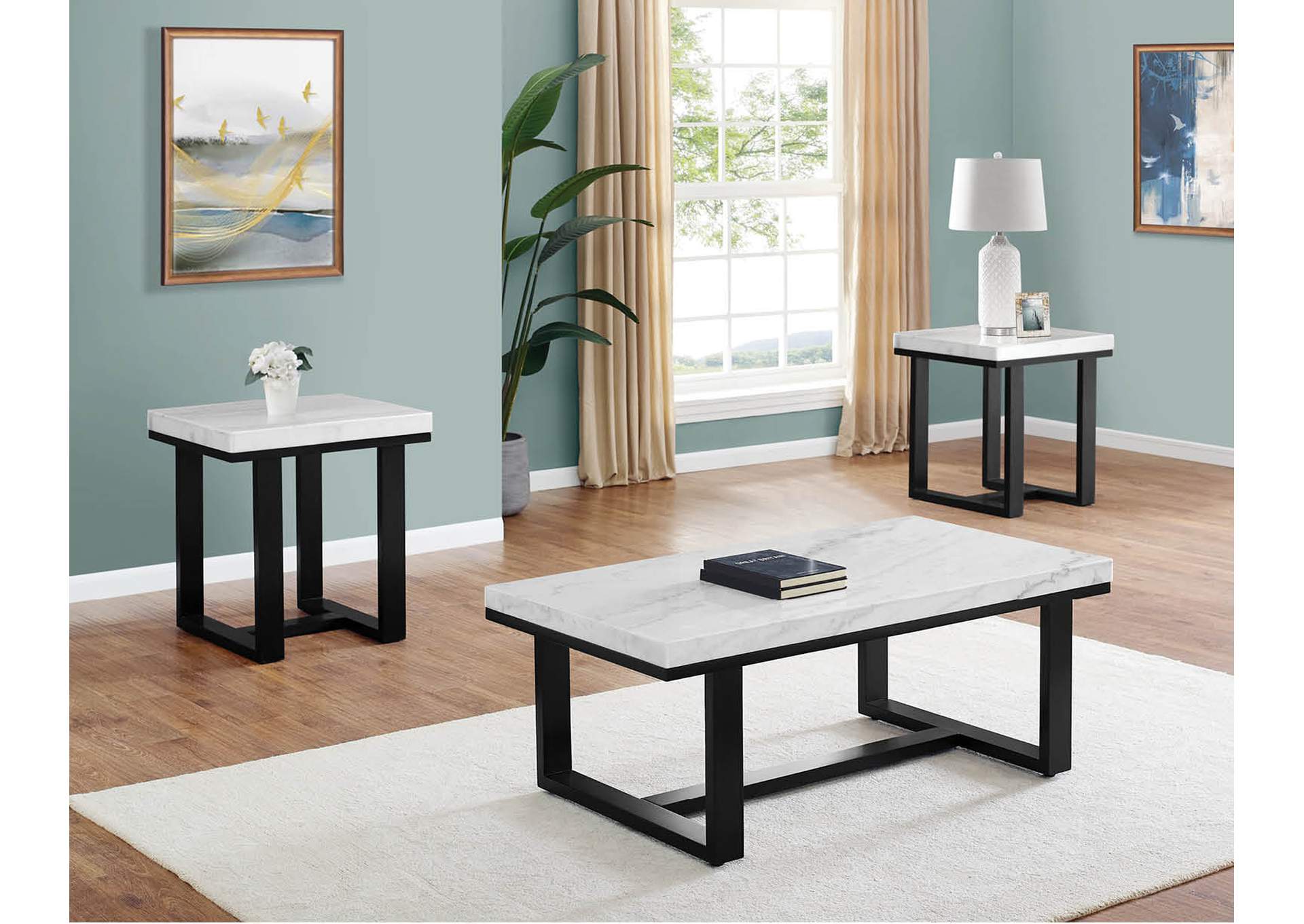 Antoinette Brown Ped Table w/24