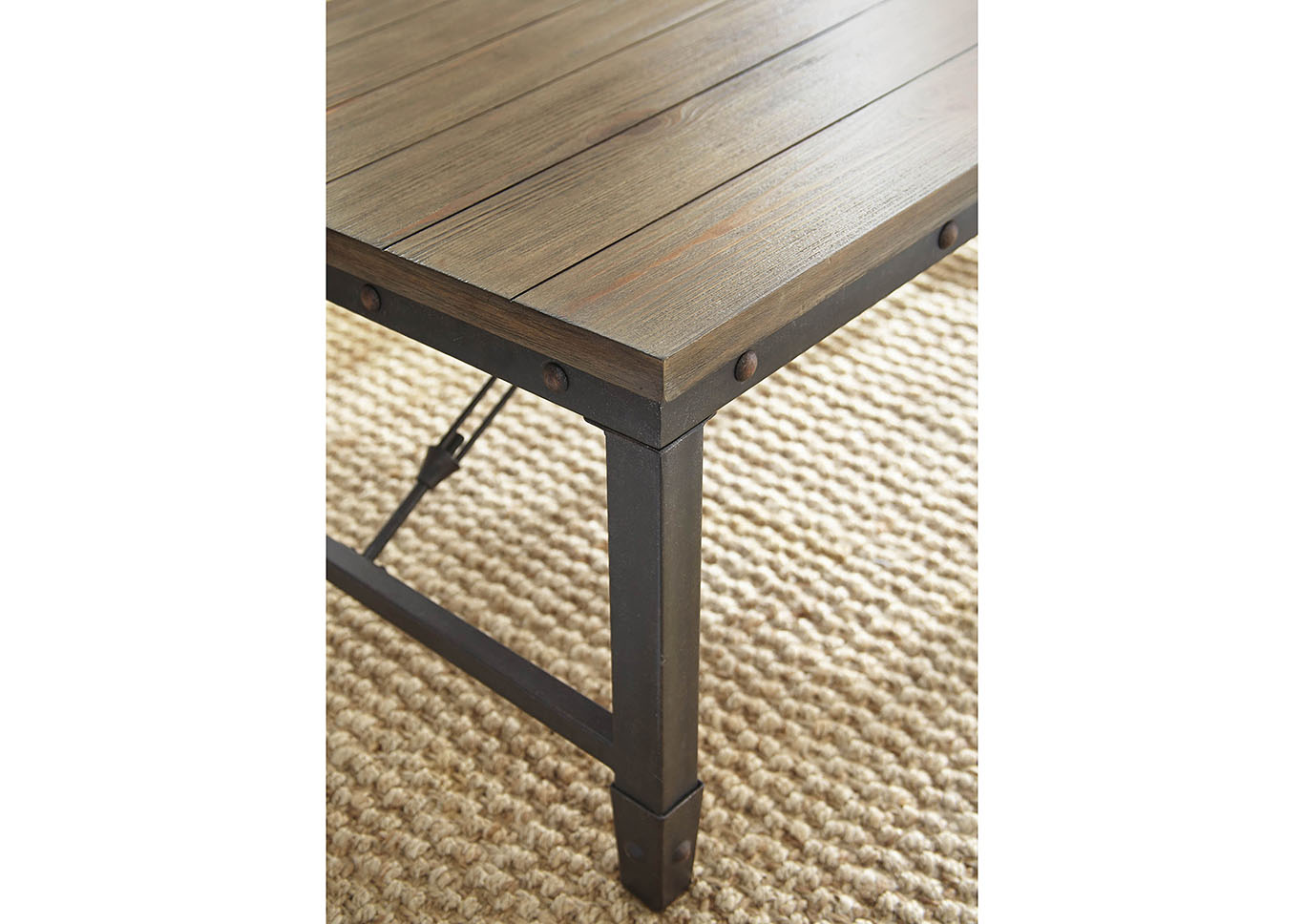 Jersey Brown Cocktail Table,Steve Silver