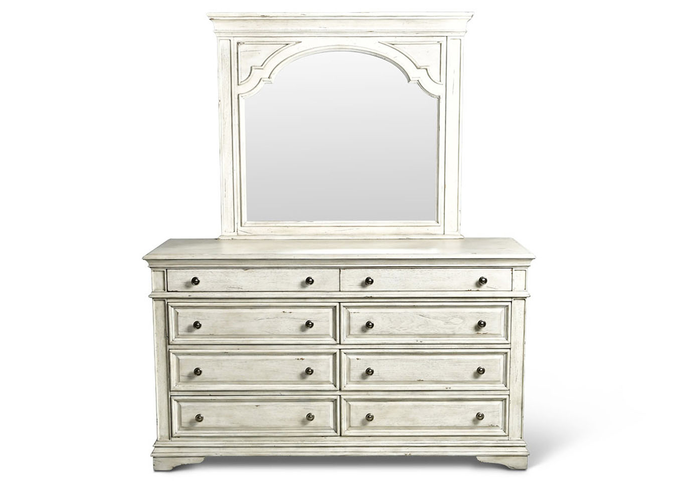 Highland Park Avenue Cathedral White Dresser,Steve Silver