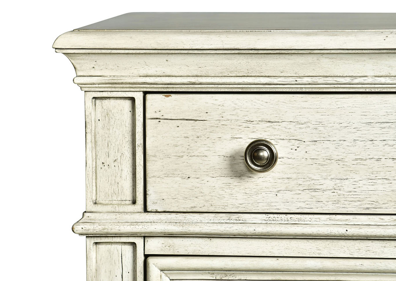 Highland Park Avenue Cathedral White Nightstand,Steve Silver