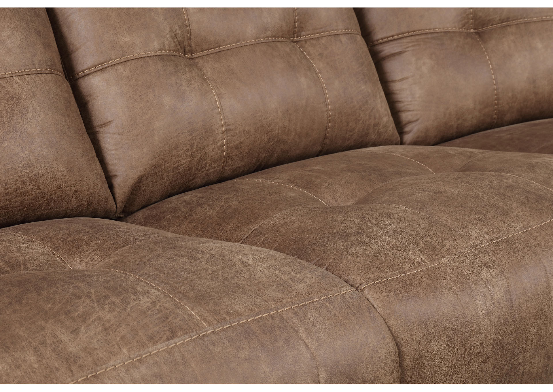 Anastasia Cocoa Left Arm Loveseat w/ 1 Recliner,Steve Silver