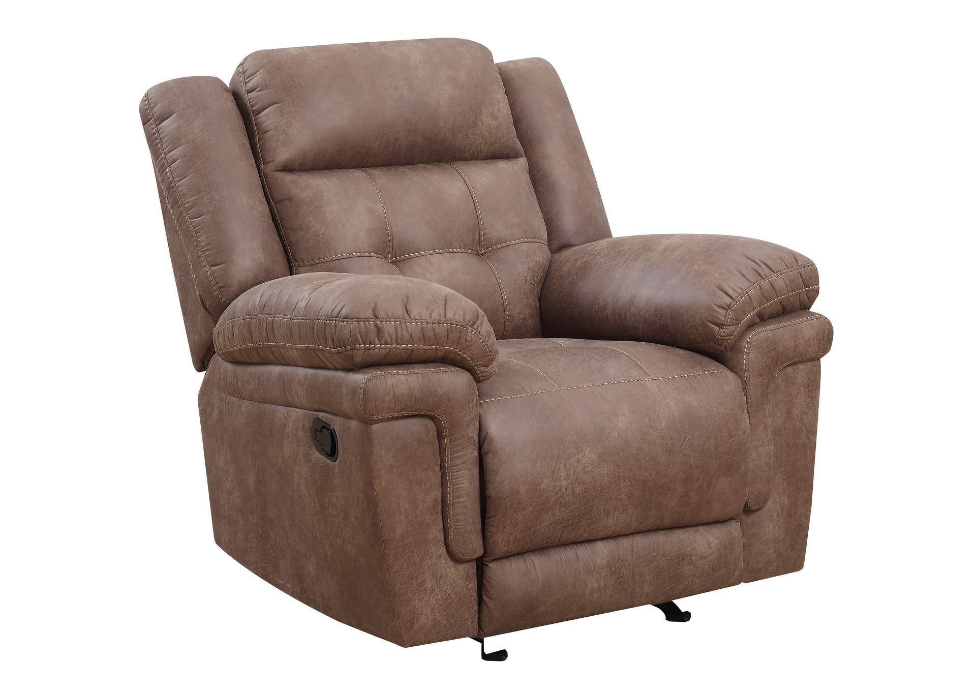 Anastasia Cocoa Glider Recliner,Steve Silver